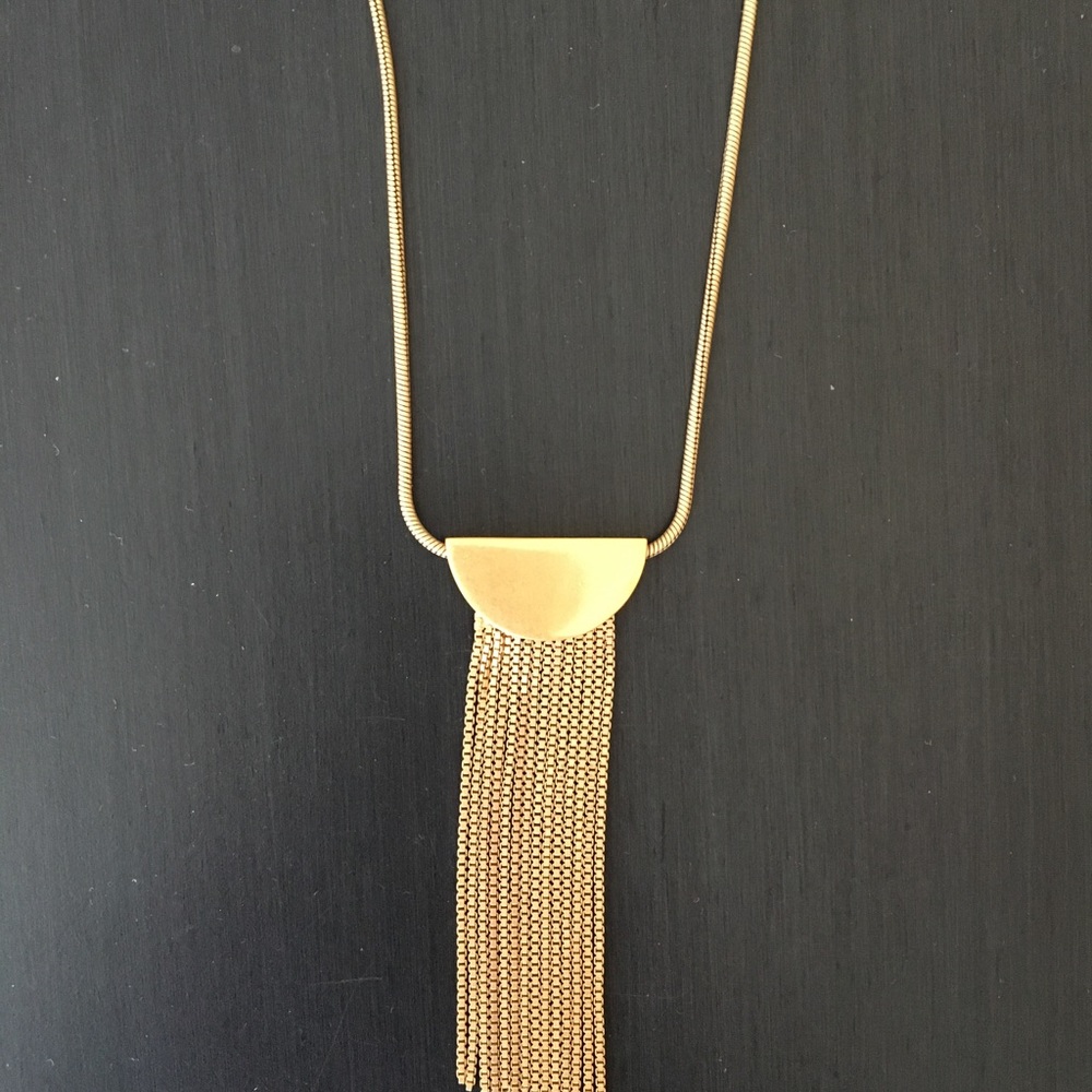 Madewell Half Circle Pendant Necklace